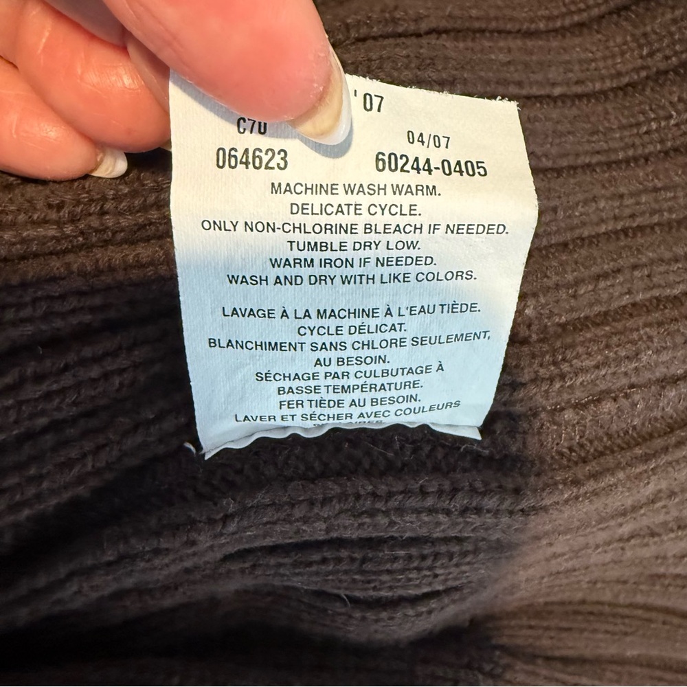 LEVI’S Men’s 1/4 Zipper Pullover Knit Sweater Ribbed Brown Mock Neck Size XL - Picture 14 of 14